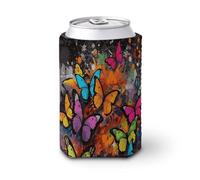 Manicotto per tazza di caffè con stampa di farfalle graffiti d'arte riutilizzabile manica caffè freddo isolante per tazze antiscivolo maniche standard impermeabili maniche per bottiglie di birra