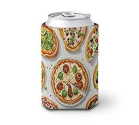 Manicotto per tazze di diverse pizze per bevande fredde, resistente, riutilizzabile, isolato, compatibile con la maggior parte dei tipi di tazze