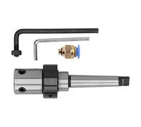 Manicotto per trapano di raffreddamento cono Morse conico R8 Adattatore Strumento industriale MT2-19,05 mm Acciaio argentato