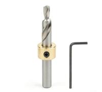 Manicotto per trapano in acciaio inossidabile per punzonatura profili in alluminio, maschera per tassello a gradini con chiave a T staccabile, 6/8/10/14 mm (M6)