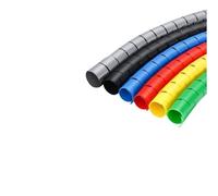 Manicotto protettivo a spirale per cavi, Proteggi cavo a spirale da 1 metro multicolore in diverse misure(Black,42mm Inside Diameter)