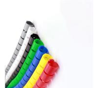 Manicotto protettivo a spirale per cavi, Proteggicavo a spirale multicolore, lunghezze multiple, diametro 8-35 mm(White 8mm,10 Meters)