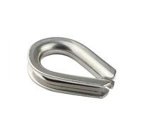 Manicotto protettivo for fune metallica in acciaio inossidabile 304 - Pezzo di fissaggio del cavo ad anello triangolare a forma di cuore di pollo (M1,5 M2 M3 M4-M16) - 1-10 pezzi(M5-5pcs)