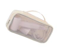 Manicotto protettivo portatile in nylon per asciugacapelli, ferri da stiro, interno sicuro, chiusura con cerniera, organizer per utensili termici con cerniera, Albicocca, Taglia unica