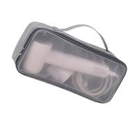 Manicotto protettivo portatile in nylon per asciugacapelli, ferri da stiro, interno sicuro, chiusura con cerniera, custodia protettiva in nylon per utensili termici, Grigio, Taglia unica