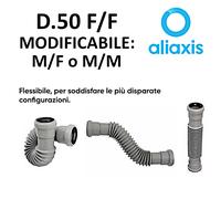 Manicotto PVC flessibile universale D 50 Coudix femmina o maschio a scelta Redi