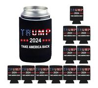 Manicotto refrigerante per lattine di birra, 12 custodie isolate per bevande gassate di sodio, in neoprene, per barbecue, celebrazioni, matrimoni, picnic all'aperto