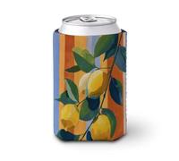 Manicotto refrigerante per lattine di birra, limoni su un ramo può coprire la birra refrigerante morbido isolato porta bevande per feste in spiaggia eventi casa