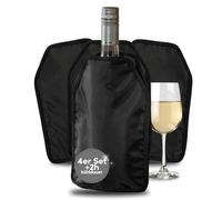 Manicotto refrigerante versatile "Style", refrigeratore per vino, birra o champagne, mantiene le bevande fresche per ore - Raffreddatore per bottiglie in viaggio o a casa, colore: set da 4 pezzi