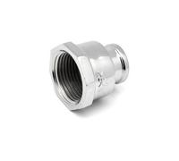 MANICOTTO RIDOTTO DIRITTO FF IN OTTONE CROMO IBP 3/4" x 1/2"