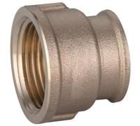 Manicotto ridotto diritto FF in ottone giallo IBP 1"1/2 x 1"