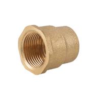 MANICOTTO RIDOTTO FF IN OTTONE GIALLO 3/8" x 1"