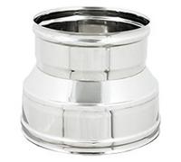 MANICOTTO RIDOTTO FF PER CANNE FUMARIE INOX Diam F 180-F 150