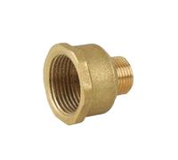 MANICOTTO RIDOTTO FM IN OTTONE GIALLO 1"1/4 x 3/4"