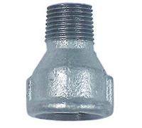 MANICOTTO RIDOTTO MF GHISA ZINCATA 246 GEBO 1"MX1"1/4F PZ 5