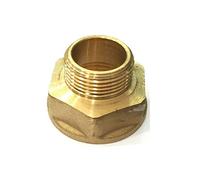 MANICOTTO RIDOTTO OTTONE GIALLO M.F. 3/4 x 1/2" GIUNTO TUBO ACQUA GIUNZIONE