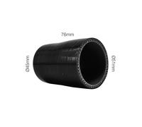 Manicotto riduttore Manitor dritto in silicone nero rinforzato 45-51mm