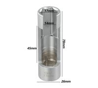 Manicotto rimozione apertura esagonale foto sensore ossigeno chiave quantità