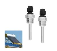 Manicotto Sommergibile, Thermowell, Pozzetto Termico, Tubo di Protezione per Sensore di Temperatura, Filettatura per Sensore di Temperatura, per Industria Accessori per Sensori, 2 Pezzi