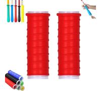 Manicotto termoretraibile per impugnatura a freddo, flessibile installazione senza calore, involucro in gomma con struttura antiscivolo, copertura impermeabile termoretraibile per strumenti, canne da