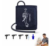 Manicotto universale per la pressione arteriosa del braccio, 22-42 cm, manicotto di ricambio per sfigmomanometro con 6 adattatori, compatibile con la maggior parte dei dispositivi, comodo e durevole