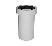 MANICOTTO WC TUBO PROLUNGA VASO DA 110 mm lungh 40cm rigido diritto SENZA ROSONE