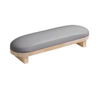 Manicure Arm Rest - 15inch PU Leather Nail Tech Cushion Support | Wood Sponge Material - Non Slip Salon Hand Pillow for Nails Technician Practice Table Stability Comfort and Professional Nail Care Us