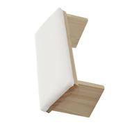Manicure Arm Rest - Wooden PU Leather, Bevel Edge Design, Soft Comfortable