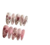 manicure che migliora il temperamento, manicure che indossa un prodotto finito personalizzato con unghie finte, esplosioni di gesso retrò, Joker staccabile.(S)
