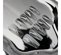 Manicure che migliora il temperamento, sensazione di metallo retrò che cambia gradualmente il cielo, adesivo for unghie finte for manicure da indossare a mano.(M)