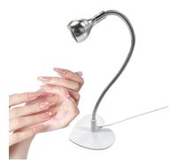 Manicure Curing Lamp - LED portatile Quick Dry Gooseneck Nail UV Light | Ideal For Fast-drying Extension Gel And At Home, Saloni Professionali, Spa, Oro During Travel and Business Trips.