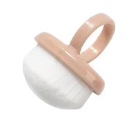 Manicure Duster Pedicure Supplies for Indoor Home Salon Outdoor Vacation | Finger Ring Nail Dust Brush | Finger Ring Cleaning Brush for Nail and Toenail
