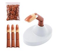 Manicure Professionale Allenamento Mano Con Dita Comune Mobili E Base Antislip Per Unghie Principiante Arte Salon Training Mano Kit