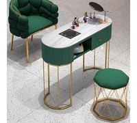 Manicure Table Station Modern Nail Tech con cassetti portaoggetti - Scrivania professionale per Beauty Spa & Salon Workstylish Nail Styling per casa o ufficio