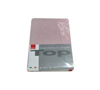 MANIFATTURA IMBERTI CLASS - COPRILETTO TOP MATRIMONIALE PIQUET (SOTTILE) BORDATO 260X270cm - COL.ROSA/MALVA
