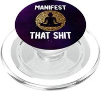 Manifest That Shit Legge di attrazione divertente regalo spirituale PopSockets PopGrip per MagSafe