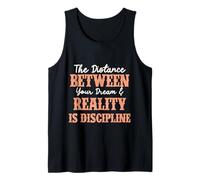 Manifest Your Dreams Discipline Is Key Inspirational Citazione Canotta