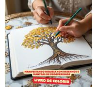 Manifestando Riqueza com desenhos e Mantras de Prosperidade: O Livro de Colorir que Atraí Riqueza