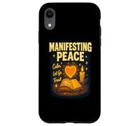 Manifestare la pace spirituale candela arte Custodia per iPhone XR