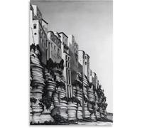 Manifesti M.C. Escher, Tropea Calabria, Quadri su tela M.C. Escher, stampe e dipinti M.C. Escher per la decorazione murale 40x65cm senza cornice