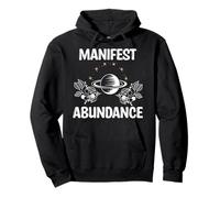 Manifesto Abundance Spirituale Regalo Manifestazione Spiritualità Felpa con Cappuccio
