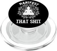 Manifesto che merda Mandala legge di attrazione regalo spirituale PopSockets PopGrip per MagSafe