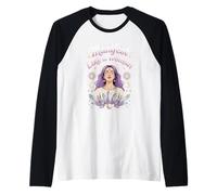 Manifesto Come Una Donna Empowerment delle Donne Uguaglianza delle Donne Maglia con Maniche Raglan