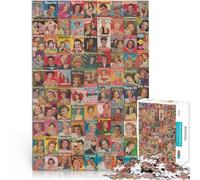 Manifesto d'arte retrò Puzzle 1000 pezzi per adolescenti Aiuta il cervello ad allenare i giocattoli che creano dipendenza per coltivare la pazienza Decorazione della casa 38x26cm