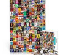 Manifesto d'arte retrò Puzzle da 1000 pezzi per adolescenti giochi divertenti per famiglie Attività divertenti a casa, regali di compleanno, regali di viaggio, 38x26cm