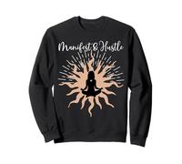 Manifesto & Hustle Meditazione Celeste Arte Mistica Yoga Felpa