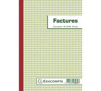 Manifold Factures con scritta NCR triplice copia IVA 21 x 14,8 cm 50