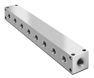 Manifolds Galvanizzati A Schema Parallelo Idraulico, Porte BSP, 2 - 9 Stazioni