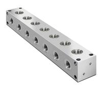 Manifolds Idraulico Tipo L In Alluminio, Porte BSP, 2 - 9 Stazioni