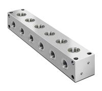 Manifolds Idraulico Tipo L In Alluminio, Porte BSP, 2 - 9 Stazioni